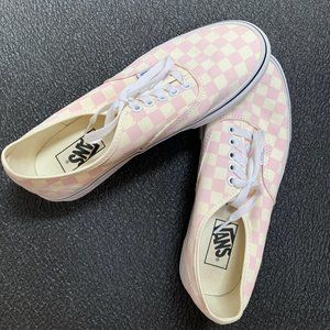 Pink Checkered Vans